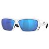 Lunettes Polarisantes Costa Tuna Alley 580G - White - Blue Mirror