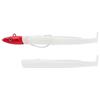 Kit Leurre Souple Arme Fiiish Combo Black Eel 110 + Tete Plombee Offshore - White Coco-Red Head