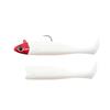 Kit Leurre Souple Armé Fiiish Combo Master Shad 100 + Tête Plombée Heavy - White Coco-Red Head
