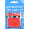 Appât Artificiel Cresta Spaghetti Balls - Xl - Fluo Red