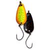 Cuiller Ondulante Crazy Fish Spoon Lema - 1.6G - Yellow Pink Orange Black Back