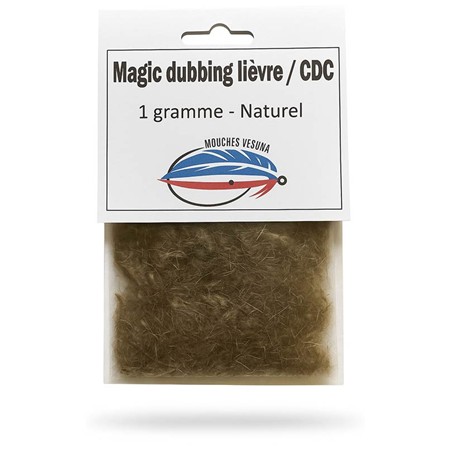 Magic Dubbing Hare / Cdc - Naturlig - 1 Gram - Vandafvisende Behandlet Vesuna