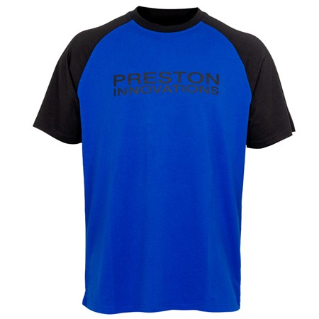 Maglietta Maniche Corte Uomo Preston Innovations Lightweight Blue Raglan - Bleu