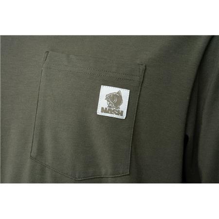MAGLIETTA A MANICHE LUNGHE UOMO NASH MAKE IT HAPPEN CARP LOGO LONG SLEEVE - VERT