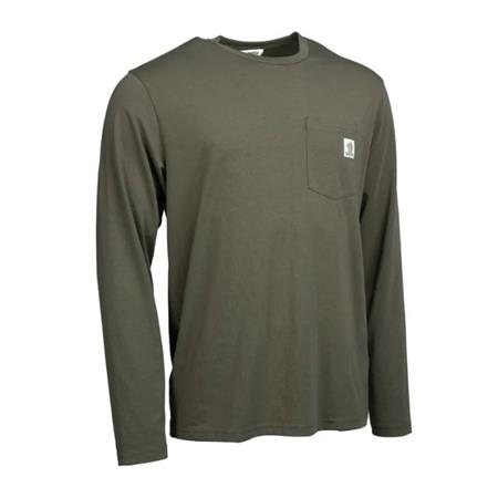 Maglietta A Maniche Lunghe Uomo Nash Make It Happen Carp Logo Long Sleeve - Vert
