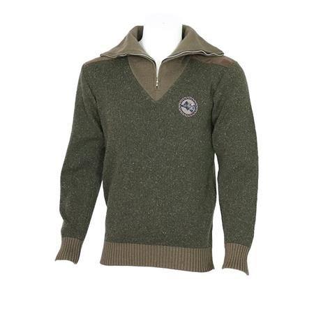 Maglione Uomo Camionista - Cachi Bartavel P62 V1 Camionneur - Kaki