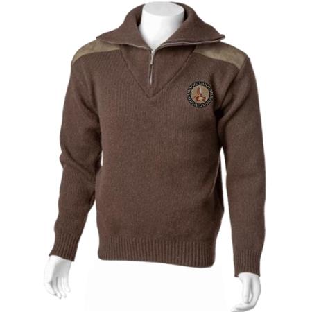 Maglione Uomo Camionista - Chocolloat Bartavel P62 Bécasse Camionneur - Chocolat