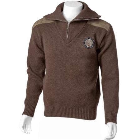 MAGLIONE UOMO CAMIONISTA - CHOCOLLOAT BARTAVEL P62 LIÈVRE CAMIONNEUR - CHOCOLAT