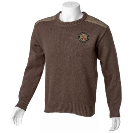 Maglione Uomo Collo Tondo - Chocolloat Bartavel P60 Bécasse Col Rond - Chocolat