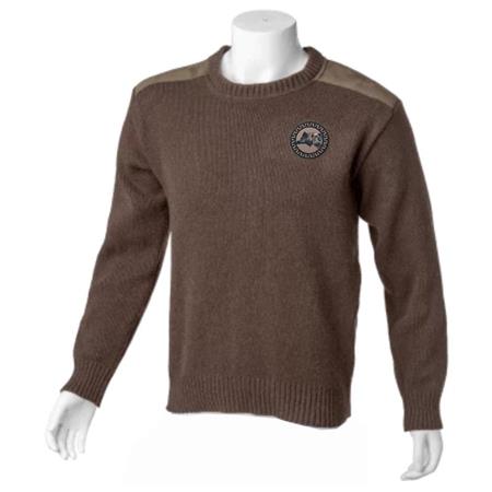 MAGLIONE UOMO COLLO TONDO - CHOCOLLOAT BARTAVEL P60 SANGLIER COL ROND - CHOCOLAT