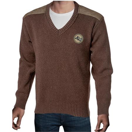 MAGLIONE UOMO COLLO V - CHOCOLLOAT BARTAVEL P61 V1 COL V - CHOCOLAT