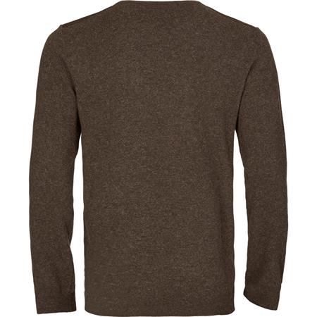 MAGLIONE UOMO - MARONE SCURO HARKILA ARRAN - MARRON FONCÉ