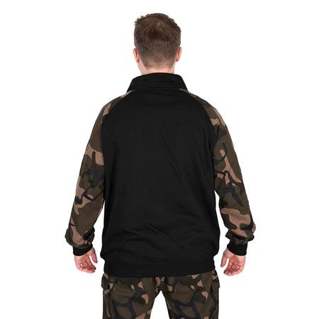 MAGLIONE UOMO - NERO/CAMO FOX LW BLACK / CAMO QTR ZIP - NOIR/CAMO