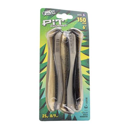 ΜΑΛΑΚΌ ΤΕΧΝΗΤΌ ΔΌΛΩΜΑ FIIISH PIT SWIMMER 150 - PAKETO 3