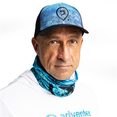 Man Cap - Blue/Black Adventer & Fishing Bluefin Trevally - Bleu/Noir