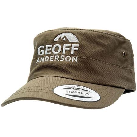 Man Cap Geoff Anderson Military Cotton Olive