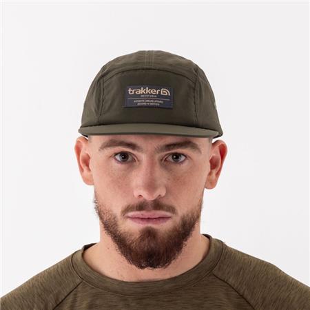 MAN CAP - KHAKI TRAKKER CR 5 PANEL GREEN CAP - KAKI