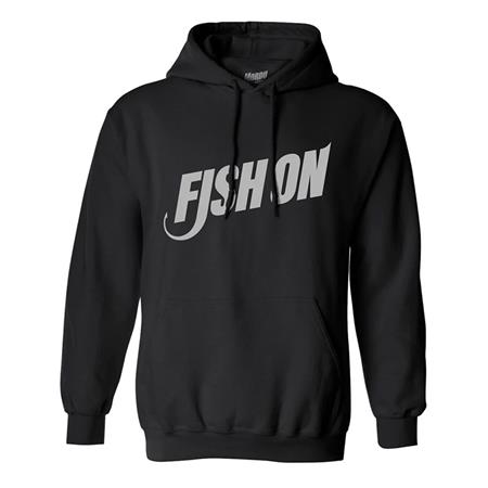 Man Hoodie - Black Cyril Chauquet Fish On Classique - Noir