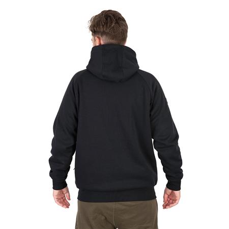 MAN HOODIE - BLACK FOX MATRIX SHERPA HOODY - NOIR