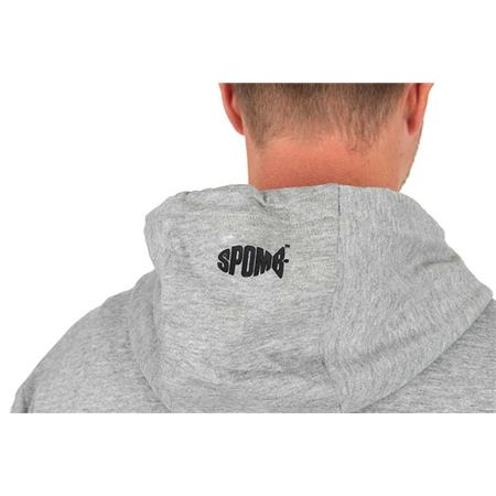 MAN HOODIE - GREY SPOMB GREY HOODIE FULL ZIP - GRIS