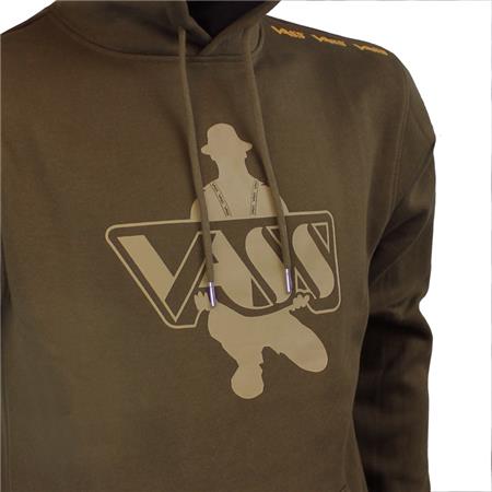 MAN HOODIE - KHAKI VASS CLASSIC PRINTED HOODY EDITION 2 - KAKI