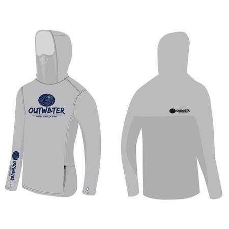 MAN HOODIE OUTWATER GUERILLA PRO GRAY