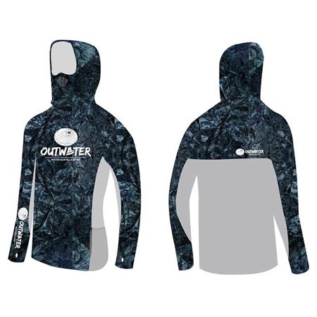 MAN HOODIE OUTWATER GUERILLA PRO NAVY BLUE