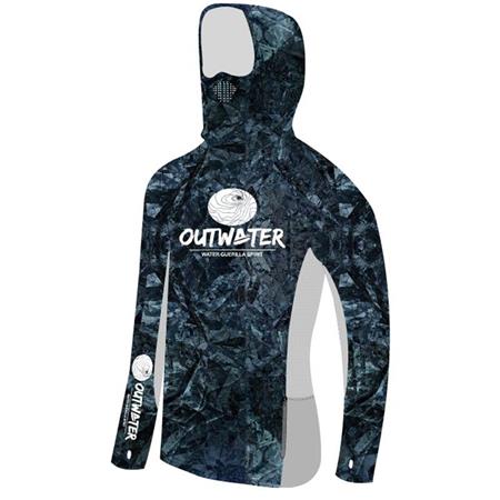 Man Hoodie Outwater Guerilla Pro Navy Blue