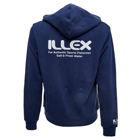 MAN HOODIE WITH HOOD - NAVY BLUE ILLEX À CAPUCHE - BLEU NAVY