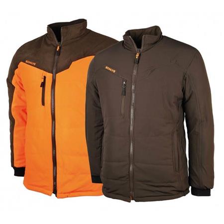 Man Jacket Somlys 435 Multi-Hunt Reversible Vert/Orange