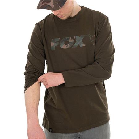 Man Long-Sleeved T-Shirt Fox Long Sleeve Khaki/Camo T-Shirt Khaki