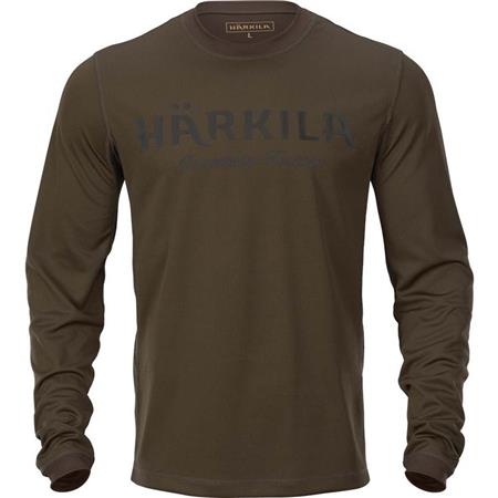 Man Long-Sleeved T-Shirt Harkila Mountain Hunter Ls Vert/Marron