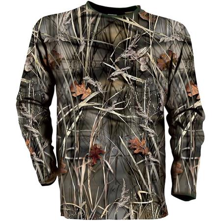 Man Long-Sleeved T-Shirt Percussion Fluo Ghost Camo