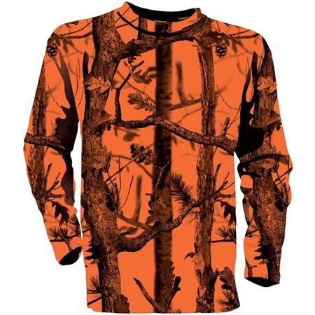 Man Long-Sleeved T-Shirt Percussion Fluo Ghostcamo 37L