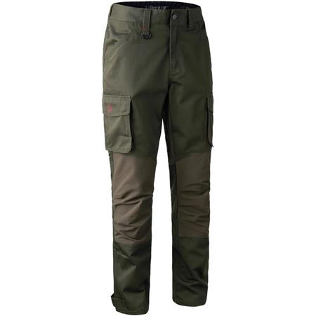 Man Pants Deerhunter Rogaland Stretch Trousers Heating Deep Green