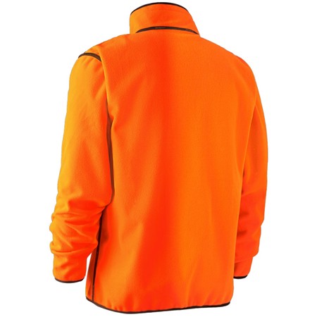 MAN POLAR DEERHUNTER GAMEKEEPER BONDED FLEECE RÉVÉRSIBLE KAKI/ORANGE