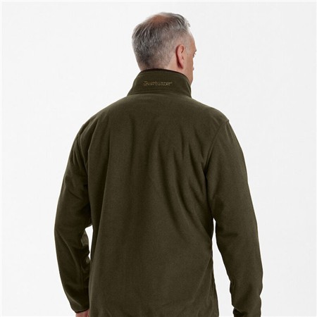MAN POLAR DEERHUNTER GAMEKEEPER BONDED FLEECE RÉVÉRSIBLE KAKI/ORANGE