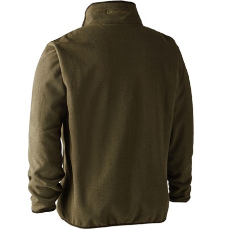 MAN POLAR DEERHUNTER GAMEKEEPER BONDED FLEECE RÉVÉRSIBLE KAKI/ORANGE