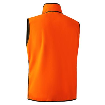 MAN POLAR - SAFETY ORANGE DEERHUNTER GAMEKEEPER REVERSIBLE FLEECE