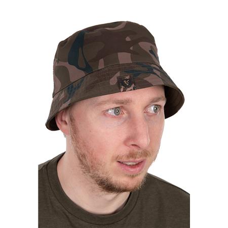 Man's Bob Fox Camo Reversible Bucket Hat