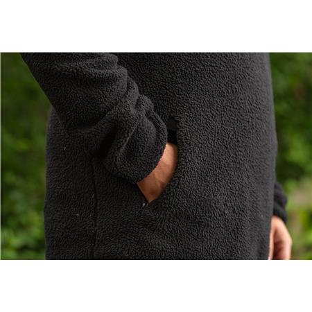 MAN'S SWEATSHIRT AVID CARP SHERPA PULLOVER - NOIR