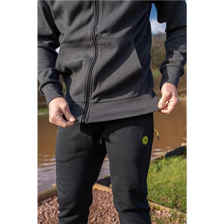 MAN'S SWEATSHIRT FOX MATRIX ZIPPED HOODY - NOIR