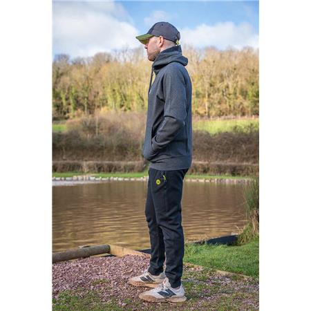 MAN'S SWEATSHIRT FOX MATRIX ZIPPED HOODY - NOIR