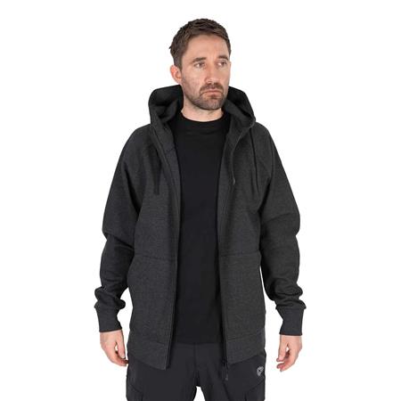 MAN'S SWEATSHIRT FOX MATRIX ZIPPED HOODY - NOIR