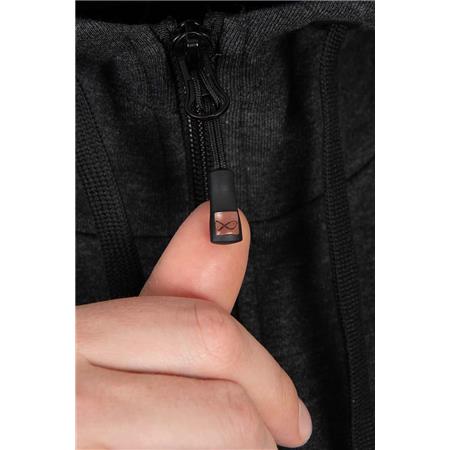 MAN'S SWEATSHIRT FOX MATRIX ZIPPED HOODY - NOIR