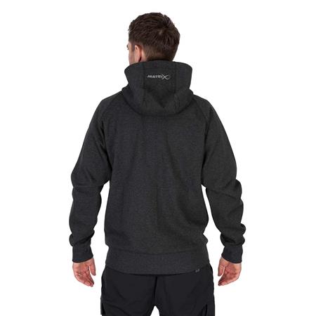 MAN'S SWEATSHIRT FOX MATRIX ZIPPED HOODY - NOIR