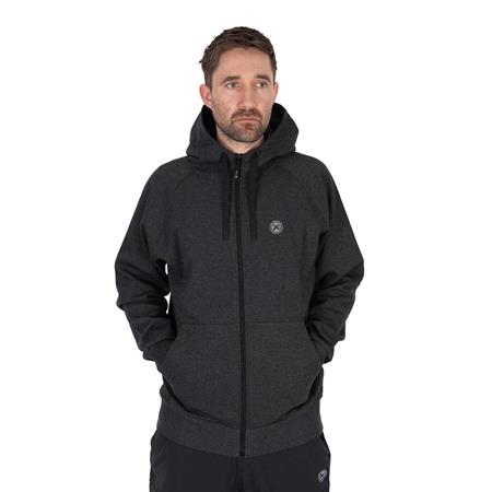Man's Sweatshirt Fox Matrix Zipped Hoody - Noir