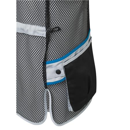 MAN'S WASTEACOAT - BLACK/BLUE EXCEL BERETTA FULL MESH - BLACK/BLUE EXCELL