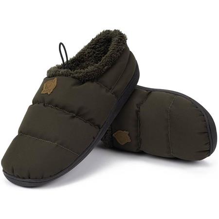 Man Shoes Nash Deluxe Bivvy Slippers Brown