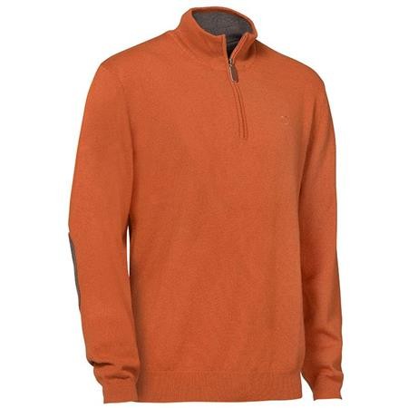 Man Sweater Club Interchasse Winsley Tabac/Orange